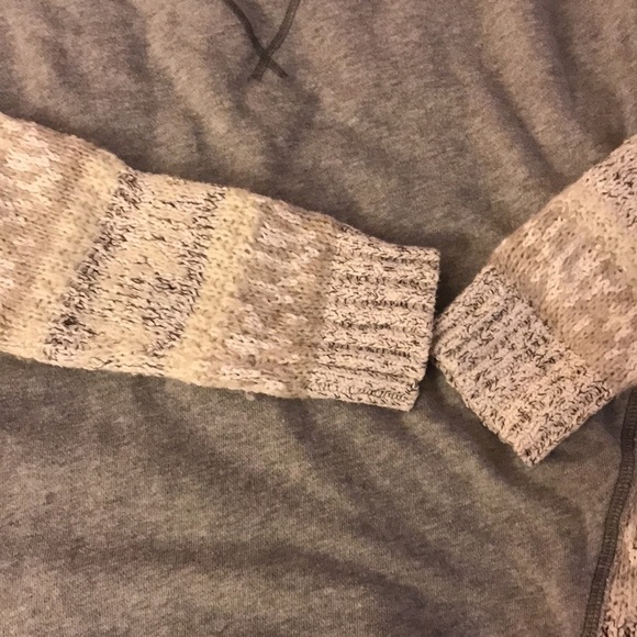 Free people knit sleeve sweater top s small 4 6 s - Picture 2 of 4